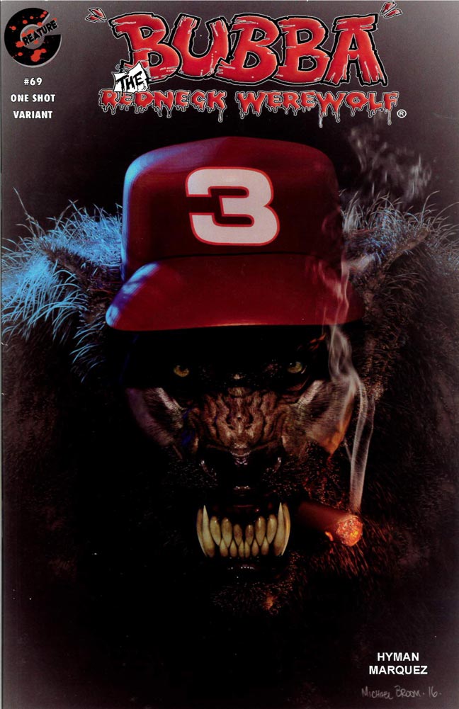 Bubba the Redneck Werewolf cover art by Michael Broom